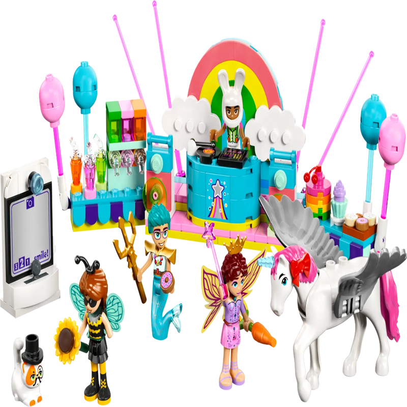 Lego 42661 Friends Costume Party With Unicorn & Fairy (261 Pieces)-Construction-LEGO-Toycra