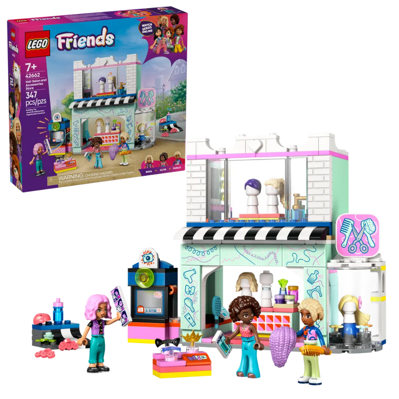Lego 42662 Friends Hair Salon And Accessories Store (347 Pieces)