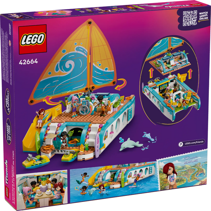 Lego 42664 Friends Travel Boat Adventure (685 Pieces)-Construction-LEGO-Toycra