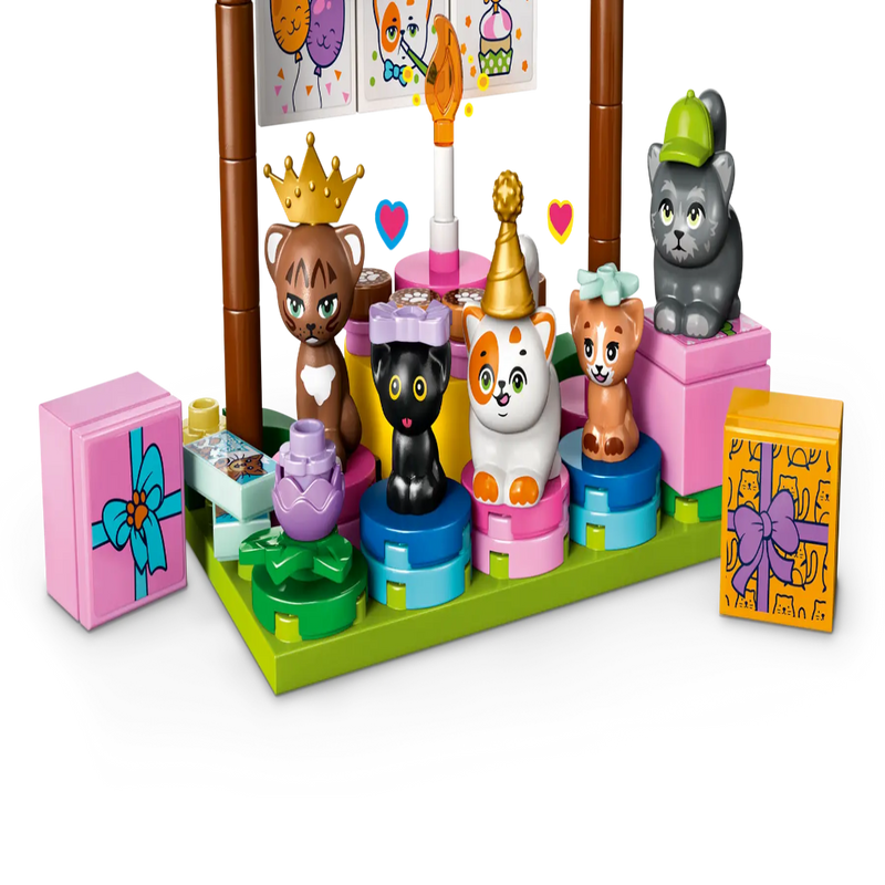 Lego 42666 Friends Cat Birthday Party & Tree House (321 Pieces)