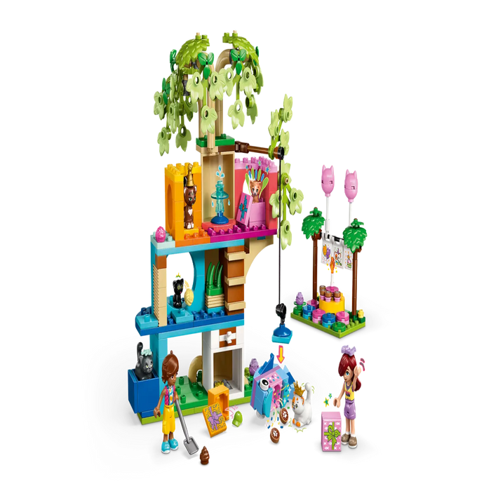 Lego 42666 Friends Cat Birthday Party & Tree House (321 Pieces)-Construction-LEGO-Toycra