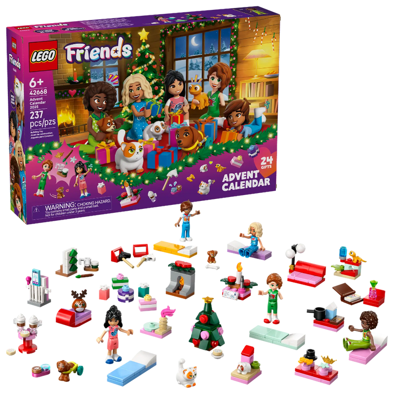Lego 42668 Friends Advent Calendar 2025 (237 Pieces)