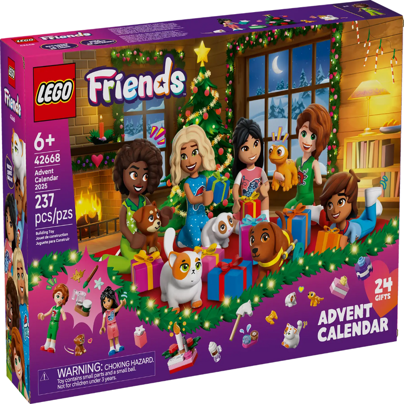 Lego 42668 Friends Advent Calendar 2025 (237 Pieces)