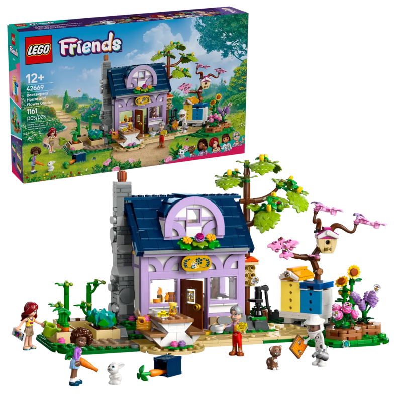 Lego 42669 Friends Beekeepers' House And Flower Garden (1161 Pieces)