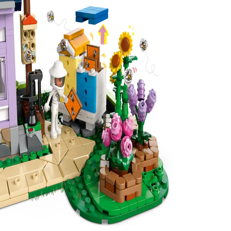 Lego 42669 Friends Beekeepers' House And Flower Garden (1161 Pieces)