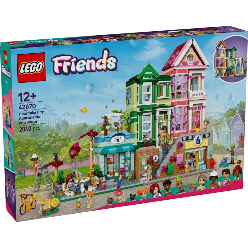 Lego 42670 Friends Heartlake City Apartments And Stores (2040 Pieces)