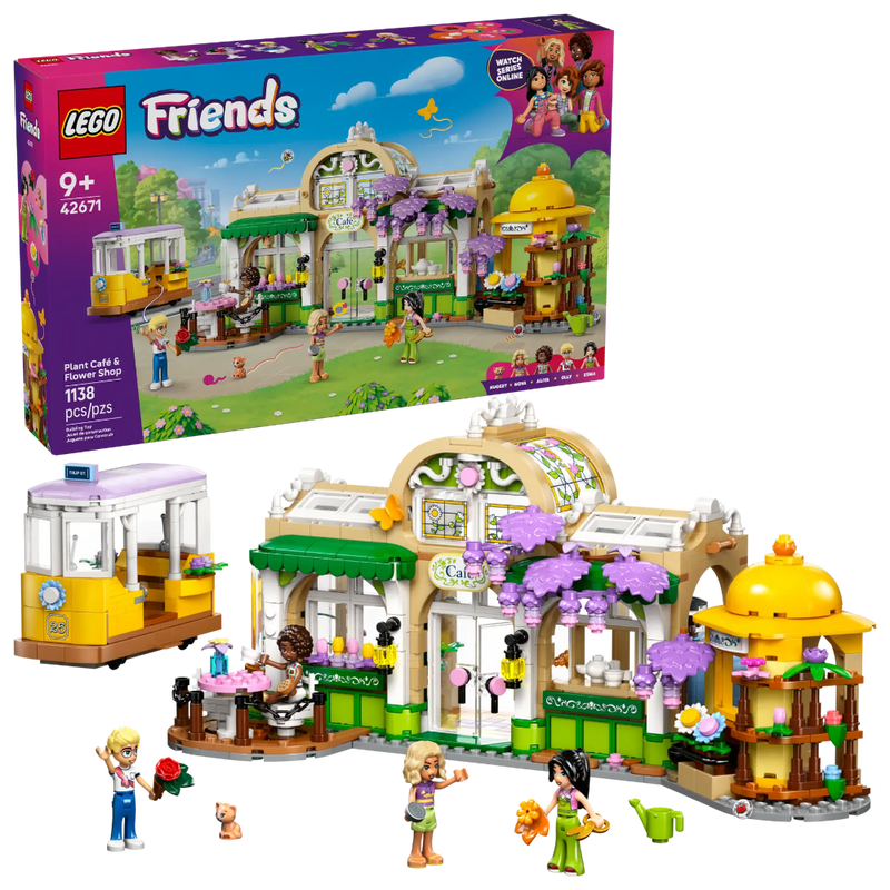 Lego 42671 Friends Plant Café & Flower Shop (1138 Pieces)