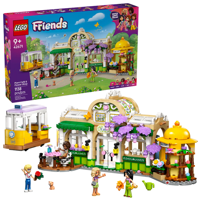 Lego 42671 Friends Plant Café & Flower Shop (1138 Pieces)-Construction-LEGO-Toycra