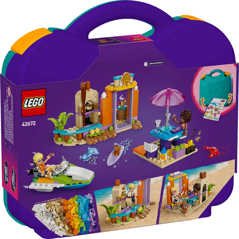 Lego 42672 Friends Creative Beach And Travel Suitcase (188 Pieces)