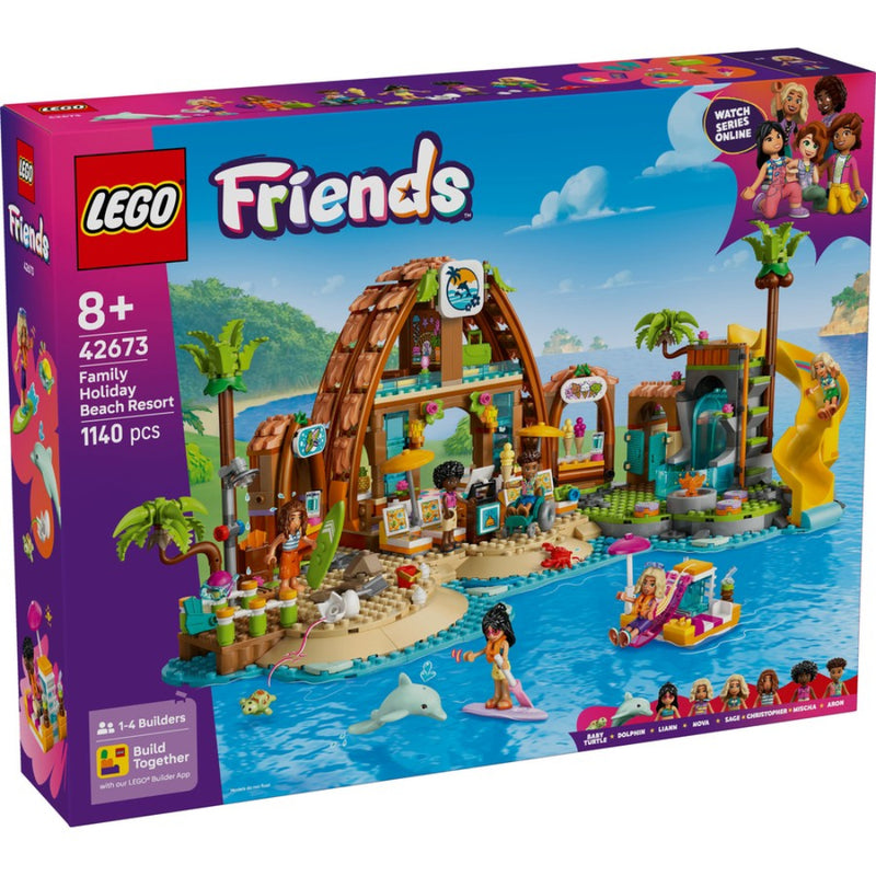 Lego 42673 Friends Family Vacation Beach Resort ( 1140 Pieces )