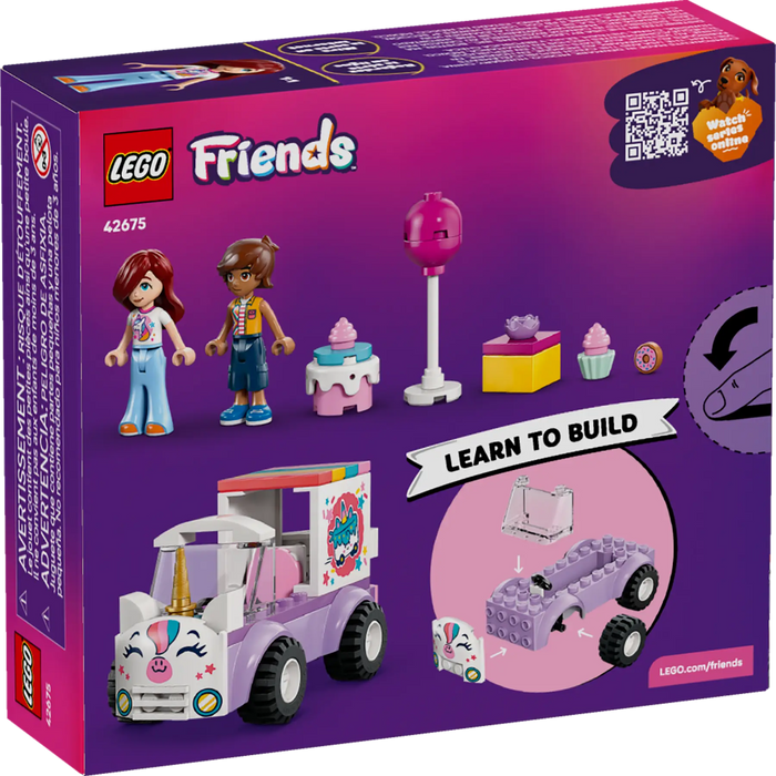 Lego 42675 Friends Unicorn Cake Delivery Car (67 Pieces)-Construction-LEGO-Toycra