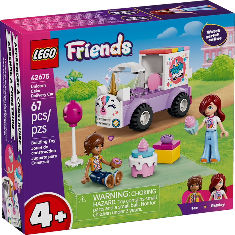 Lego 42675 Friends Unicorn Cake Delivery Car (67 Pieces)