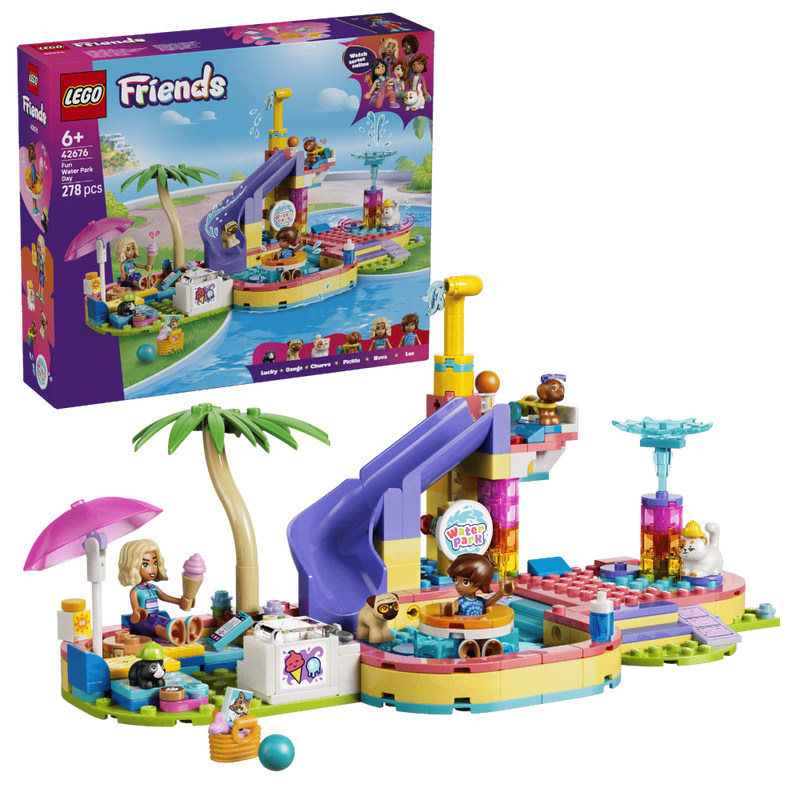 Lego 42676 Friends Fun Water Park Day (278 Pieces)