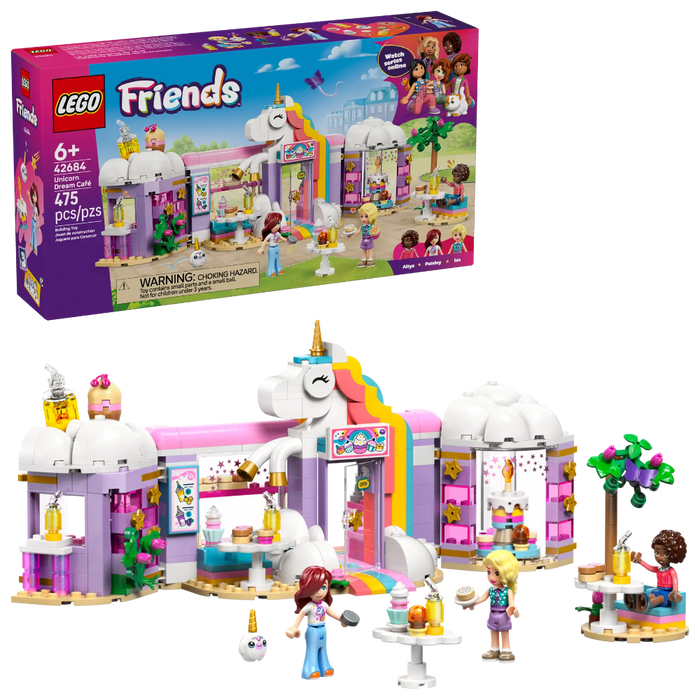 Lego 42684 Friends Unicorn Dream Café (475 Pieces)-Construction-LEGO-Toycra