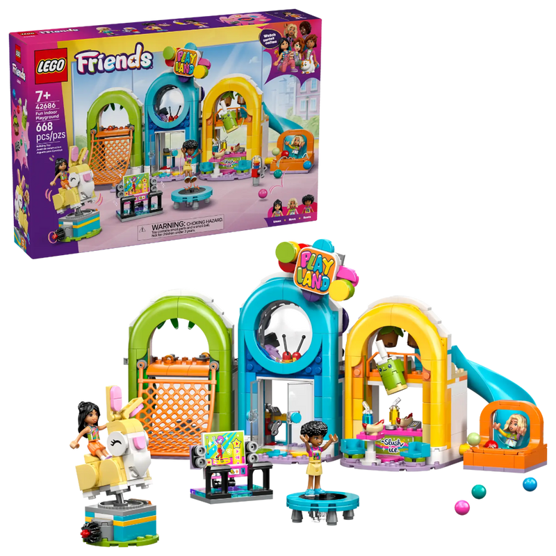 Lego 42686 Friends Fun Indoor Playground (668 Pieces)