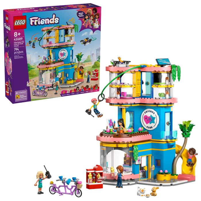 Lego 42689 Friends Heartlake City Friends Club House (794 Pieces)-Construction-LEGO-Toycra