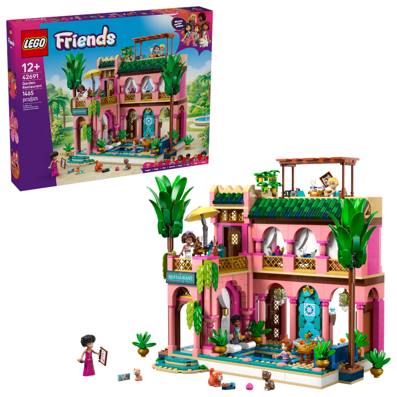 Lego 42691 Friends Garden Restaurant (1465 Pieces)