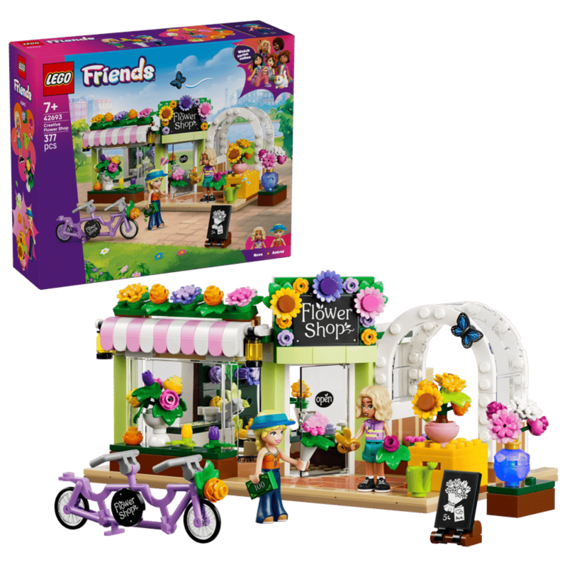 Lego 42693 Friends Creative Flower Shop (377 Pcs)