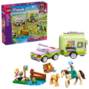 Lego 42695 Friends Horse & Baby Foal Trailer (279 Pieces)