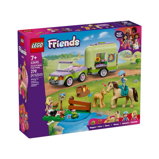 Lego 42695 Friends Horse & Baby Foal Trailer (279 Pieces)-Construction-LEGO-Toycra