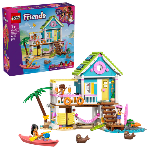 Lego 42699 Friends Beach House With Seals (400 Pieces)-Construction-LEGO-Toycra