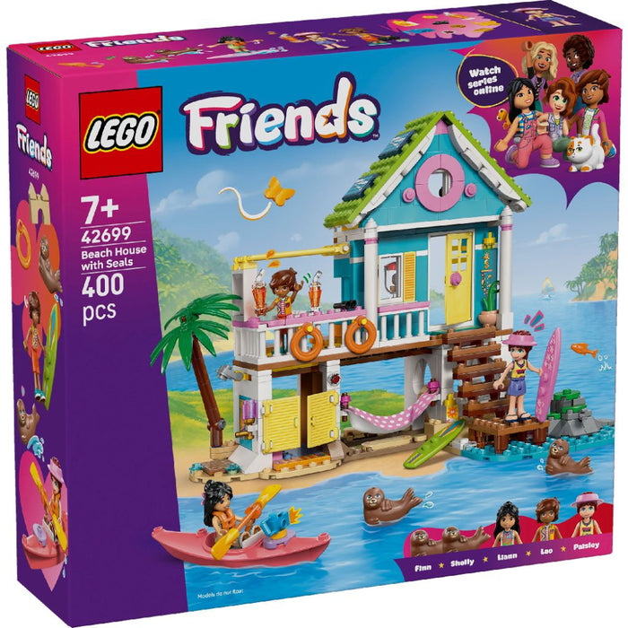 Lego 42699 Friends Beach House With Seals (400 Pieces)-Construction-LEGO-Toycra