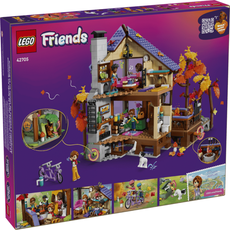 Lego 42705 Friends Cozy Fall Forest Cabin (1229 pcs)