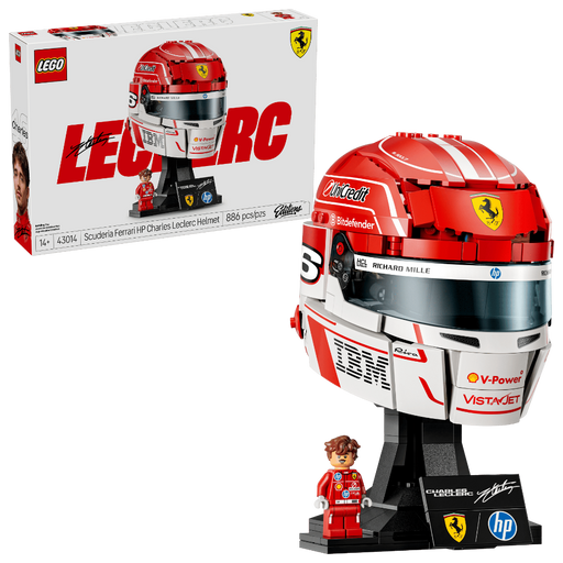 Lego 43014 Editions Scuderia Ferrari HP Charles Leclerc Helmet (886 Pieces)