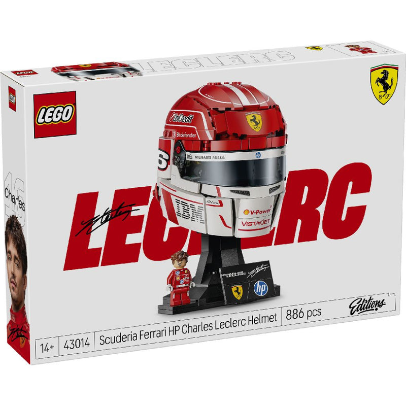 Lego 43014 Editions Scuderia Ferrari HP Charles Leclerc Helmet (886 Pieces)