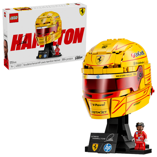 Lego 43022 Editions Scuderia Ferrari HP Lewis Hamilton Helmet (884 Pieces)