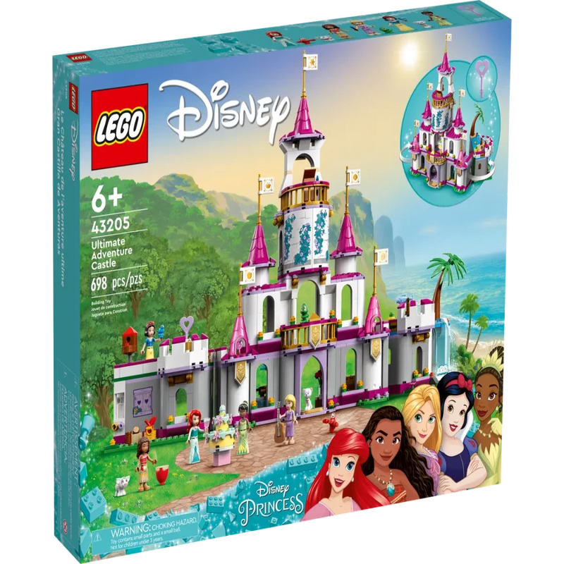 Lego 43205 Disney Princess Ultimate Adventure Castle (698 Pieces)