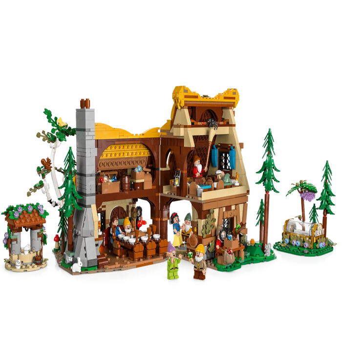 Lego 43242 Disney Snow White And The Seven Dwarfs Cottage (2228 Pieces)-Construction-LEGO-Toycra