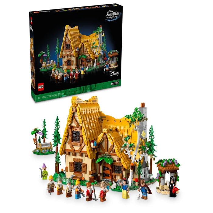 Lego 43242 Disney Snow White And The Seven Dwarfs Cottage (2228 Pieces)-Construction-LEGO-Toycra