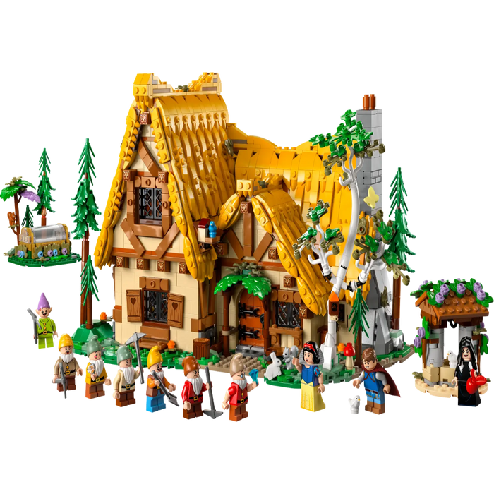 Lego 43242 Disney Snow White And The Seven Dwarfs Cottage (2228 Pieces)-Construction-LEGO-Toycra