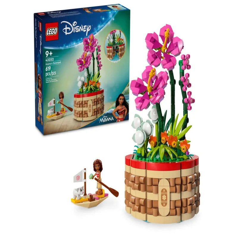 Lego 43252 Disney Moana's Flowerpot (619 Pices)