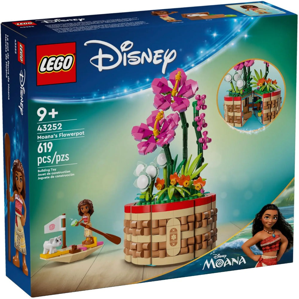 Lego 43252 Disney Moana's Flowerpot (619 Pices)