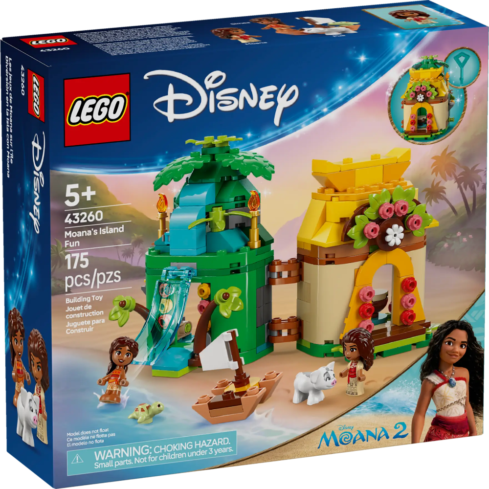 Lego 43260 Disney Moana's Island Fun (175 Pieces)