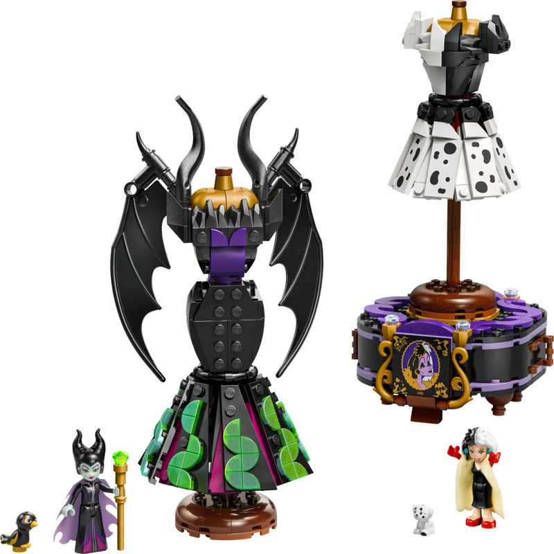Lego 43262 Disney Classic Maleficent's And Cruella De Vil's Dresses (524 Pieces)