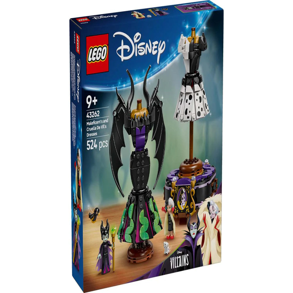Lego 43262 Disney Classic Maleficent's And Cruella De Vil's Dresses (524 Pieces)