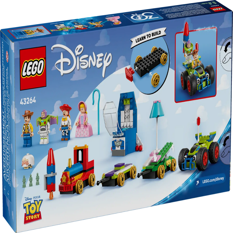 Lego 43264 Disney Toy Story Celebration Train & RC Car (206 Pieces)