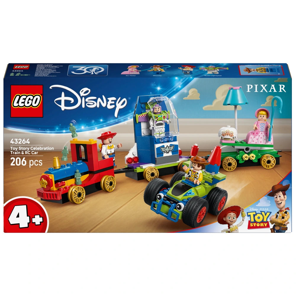 Lego 43264 Disney Toy Story Celebration Train & RC Car (206 Pieces)