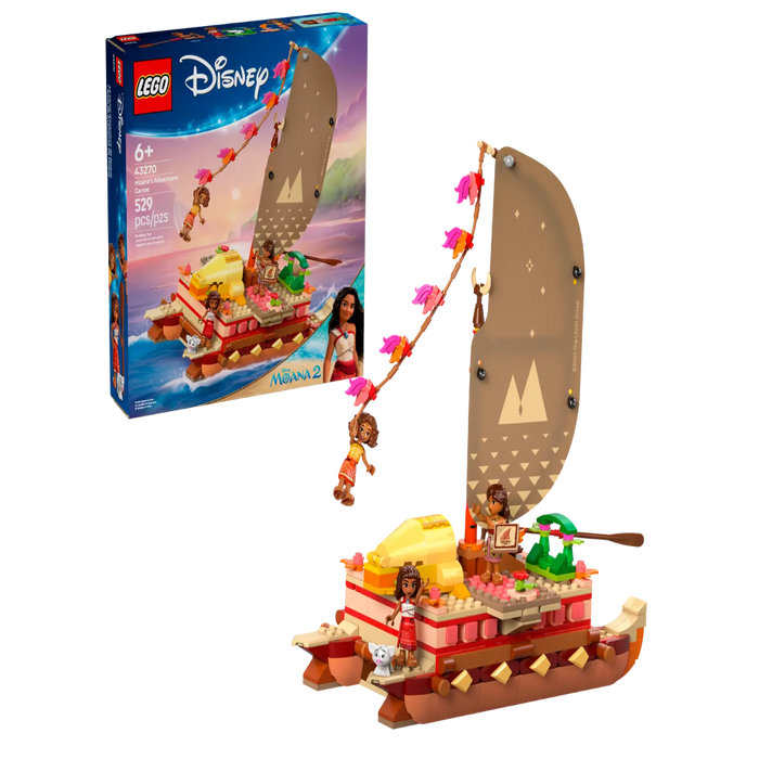 Lego 43270 Disney Moana's Adventure Canoe (529 Pieces)-Construction-LEGO-Toycra
