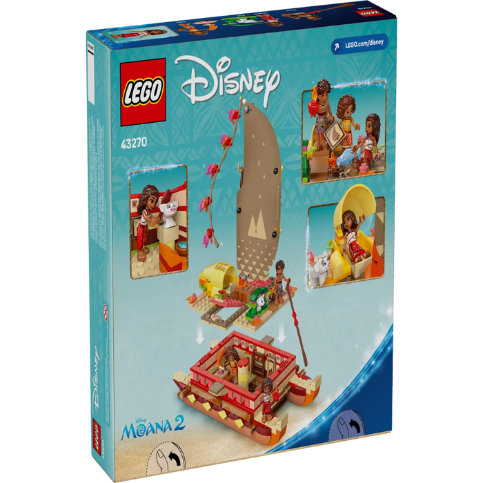 Lego 43270 Disney Moana's Adventure Canoe (529 Pieces)-Construction-LEGO-Toycra
