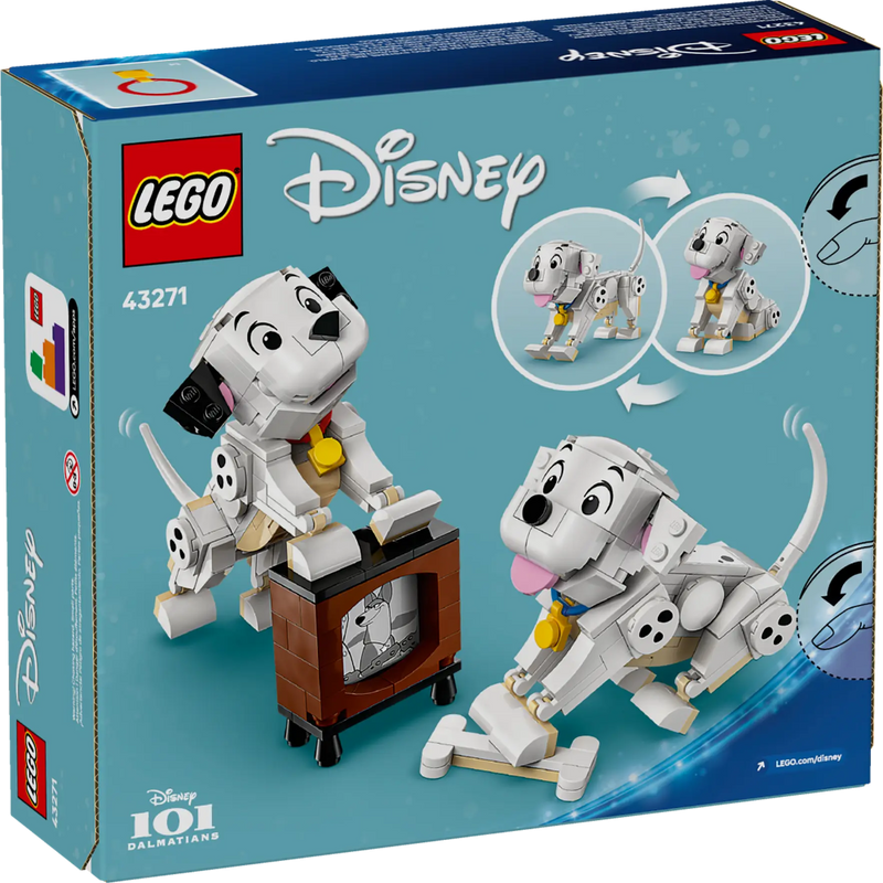 Lego 43271 Disney Lucky & Penny 101 Dalmatians Puppies (268 Pieces)