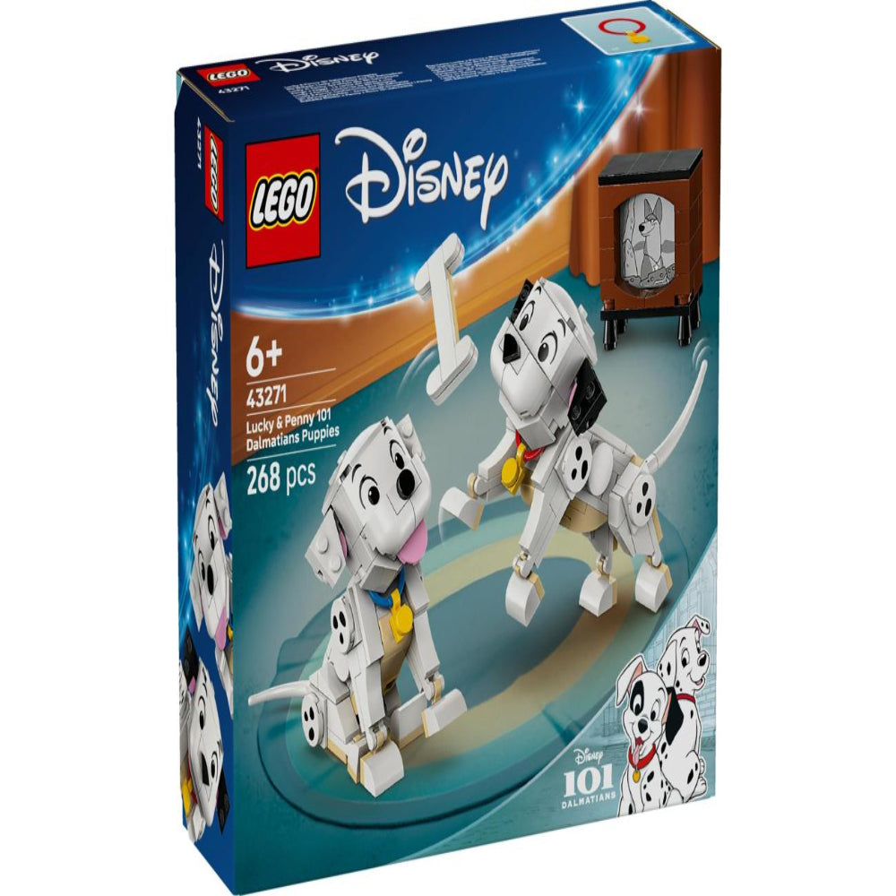 Lego 43271 Disney Lucky & Penny 101 Dalmatians Puppies (268 Pieces)