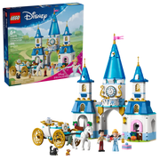 Lego 43275 Disney Cinderella's Castle & Horse Carriage (596 Pieces)-Construction-LEGO-Toycra