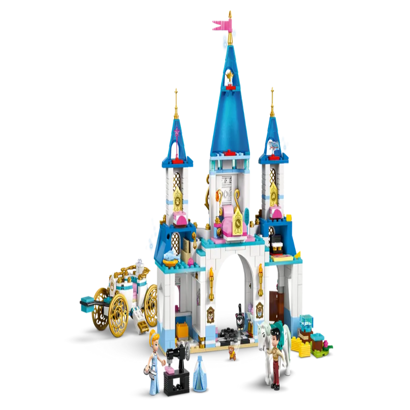 Lego 43275 Disney Cinderella's Castle & Horse Carriage (596 Pieces)-Construction-LEGO-Toycra