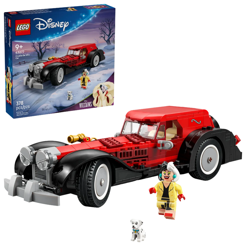 Lego 43277 Disney Cruella De Vil's Car (378 Pieces)
