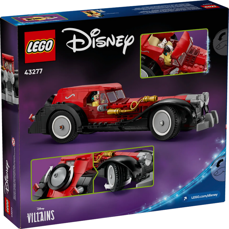 Lego 43277 Disney Cruella De Vil's Car (378 Pieces)