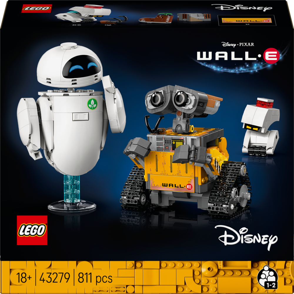 Lego 43279 Disney WALL-E And EVE (811 Pieces)